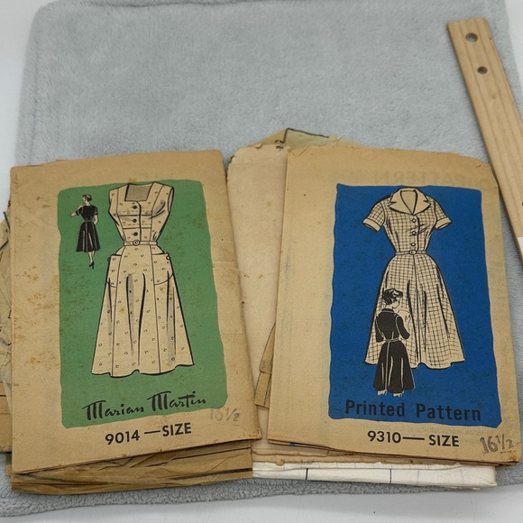 Vintage Other - Vintage Marian Martin Mail-Order Sewing Patterns #9310 & #9014/1950’s